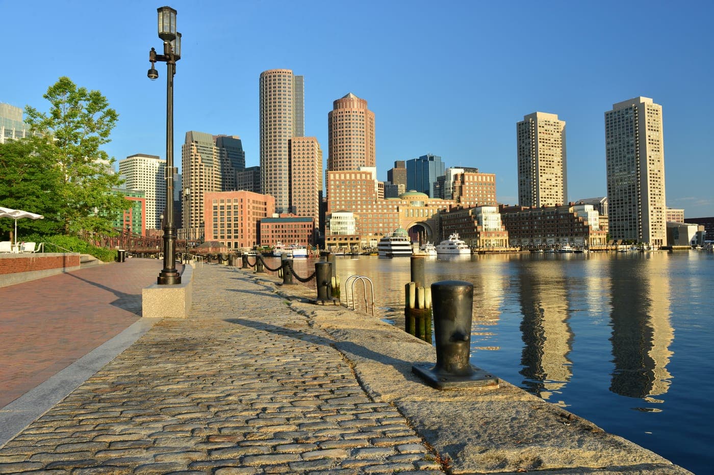 Boston city skyline