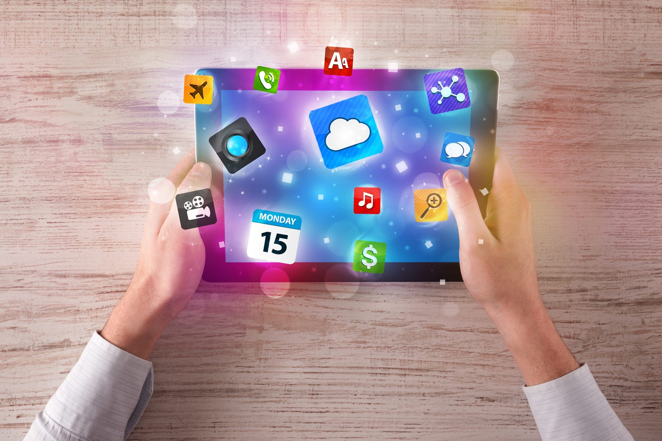 Power Apps in action on a mobile device